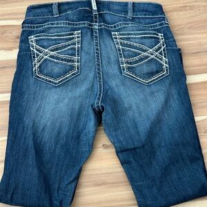 Ladies Ariat R.E.A.L Denim Mid Rise Boot Jeans - Sz 34R - Like new!